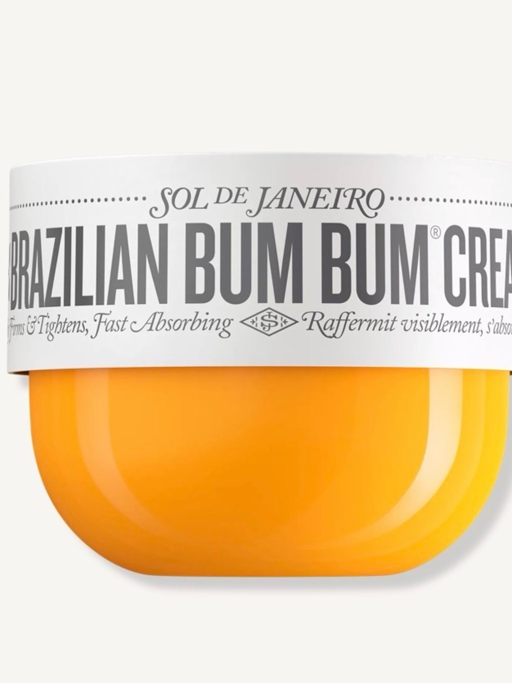 Sol de Janeiro Brazilian Bum Bum Cream — Orange and White Jar large 5fl oz